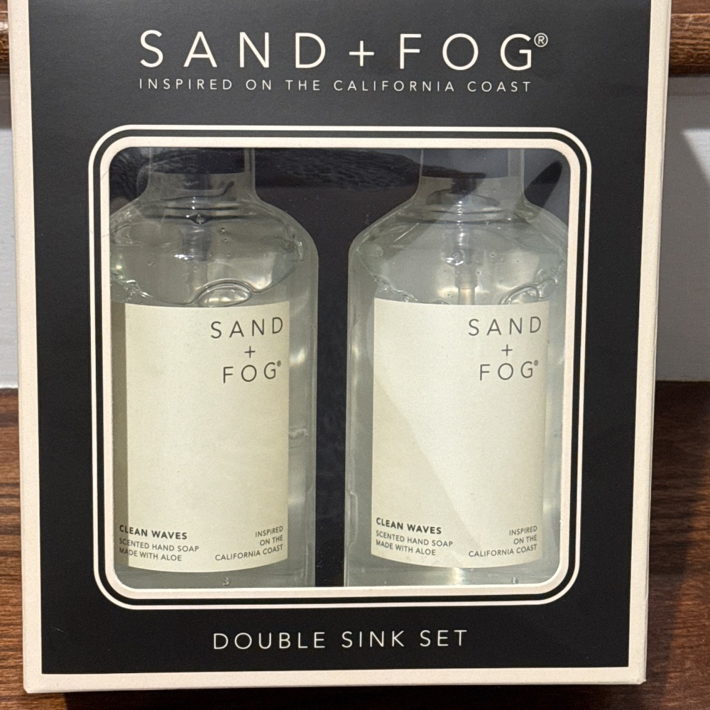 Sand + Fog “Clean Waves” Double Sink Hand Soap Set (2 x 15.7 oz)